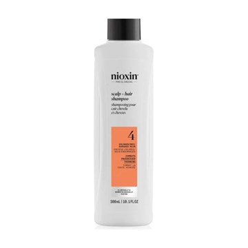 Nioxin Scalp + Hair Thickening System 4 Shampoo for Coloured Dry Hair 300ml